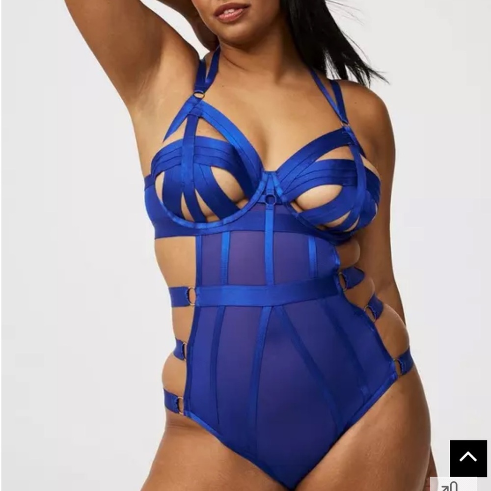 Torrid Royal Blue Strappy Lingerie
